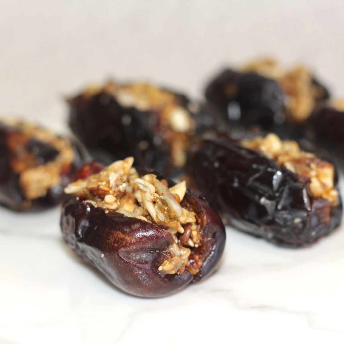 Nougat And Seeds Dates